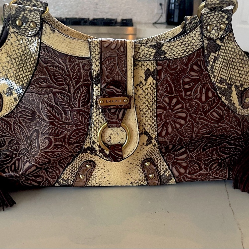 Sharif Studio handbag. NEW .. with a small phone purse inside.